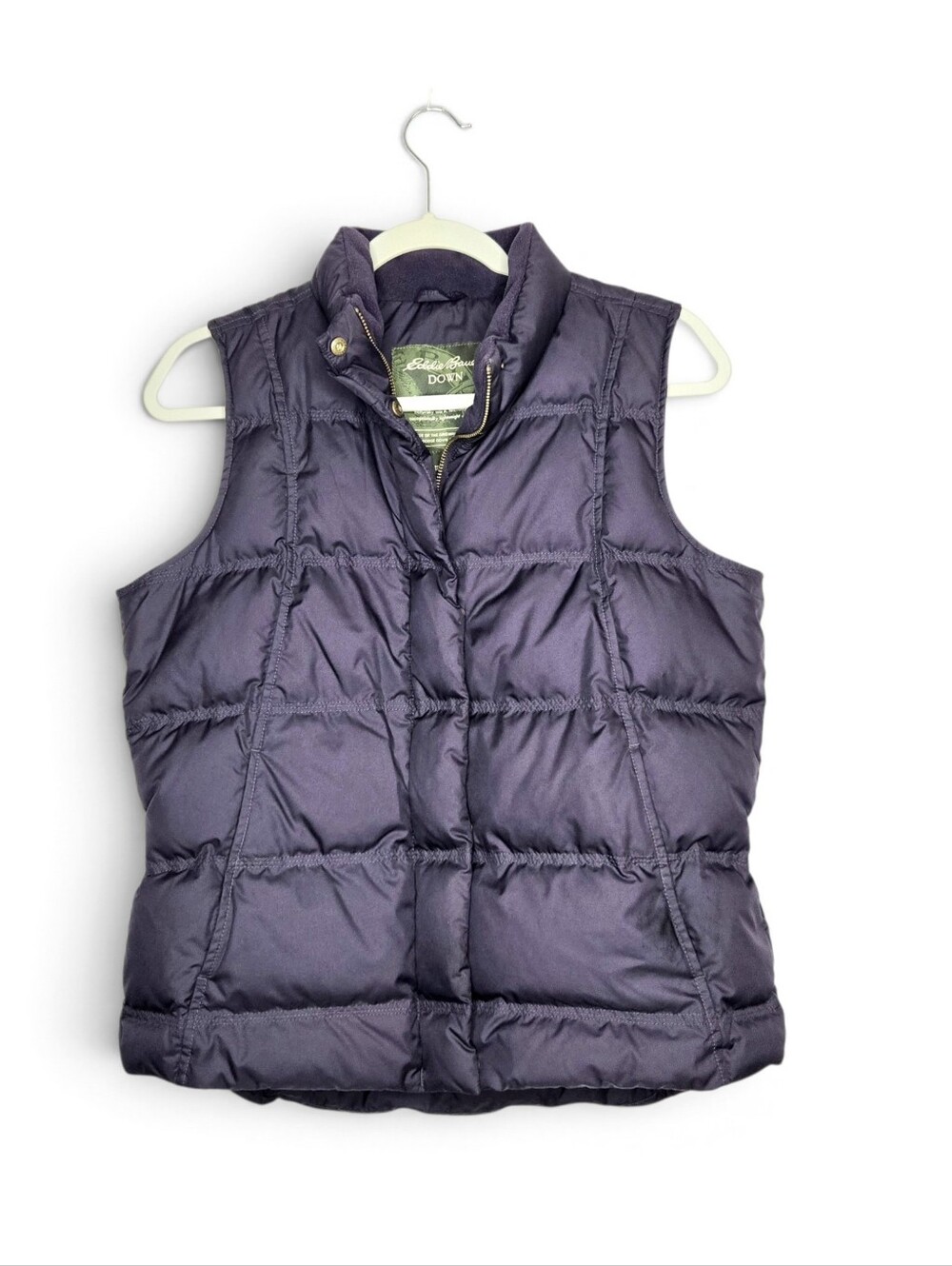 Eddie Bauer Down Vest. Purple. Small.